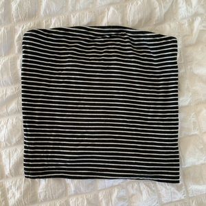 American Eagle Black & White Tube Top